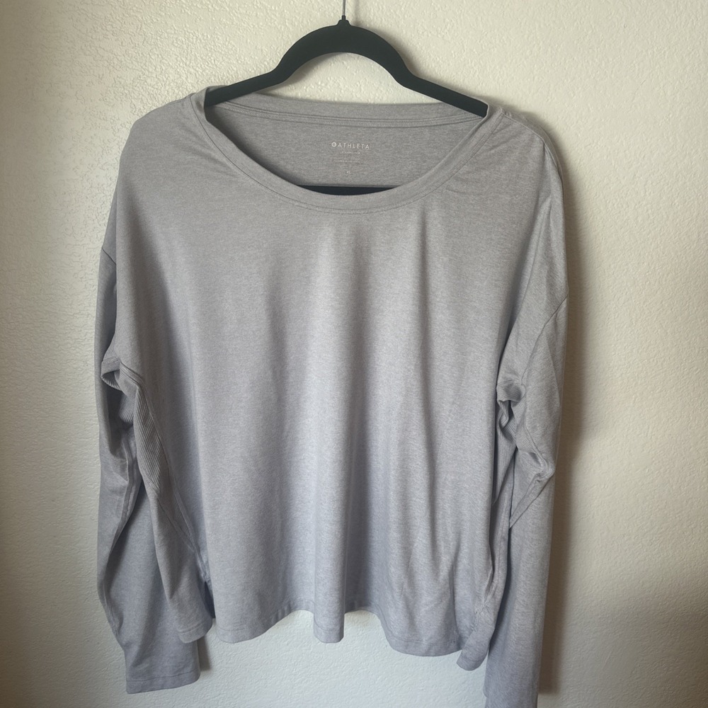 Athleta Blush Grey Size Xl Basic - image 1